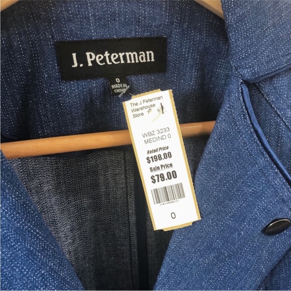 J. Peterman Denim Blazer “Almost Newtonian” - Picture 7 of 11